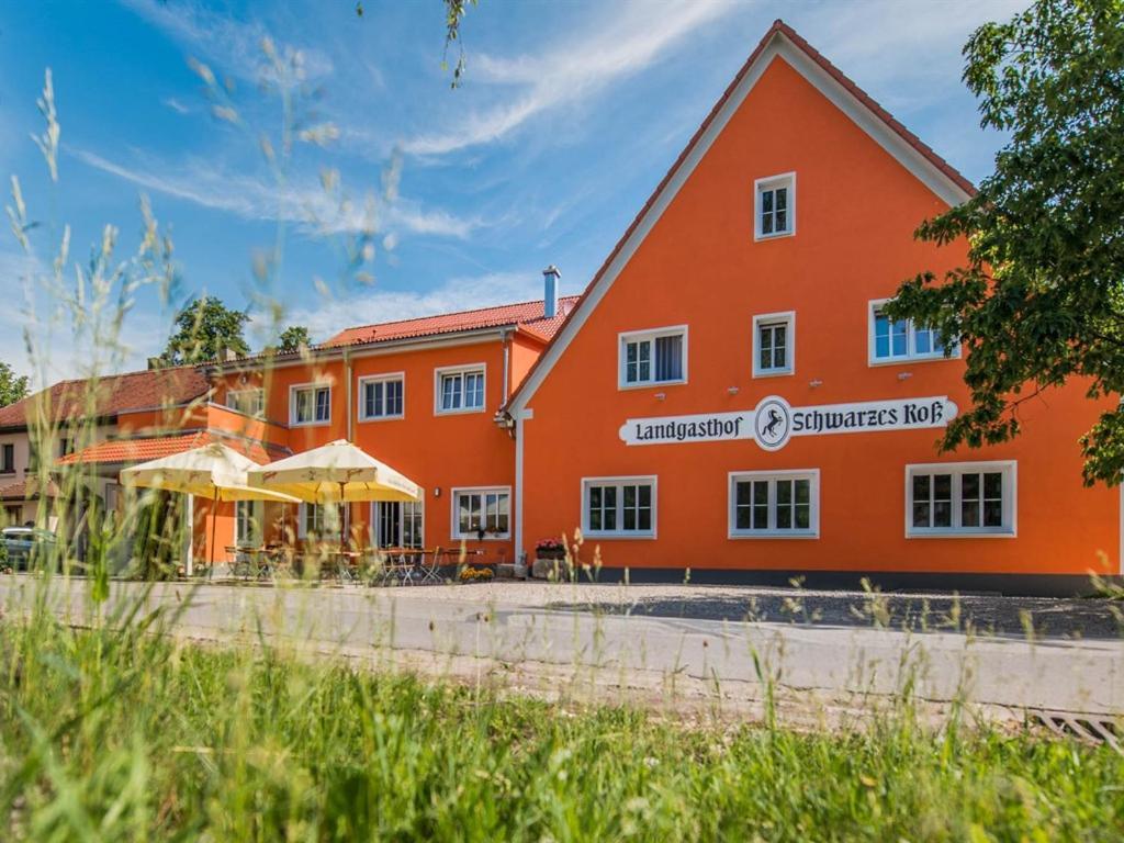 Landgasthof Schwarzes Ross Ansbach Exteriör bild